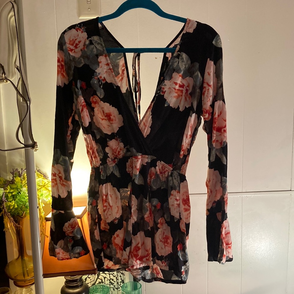 Long sleeve romper